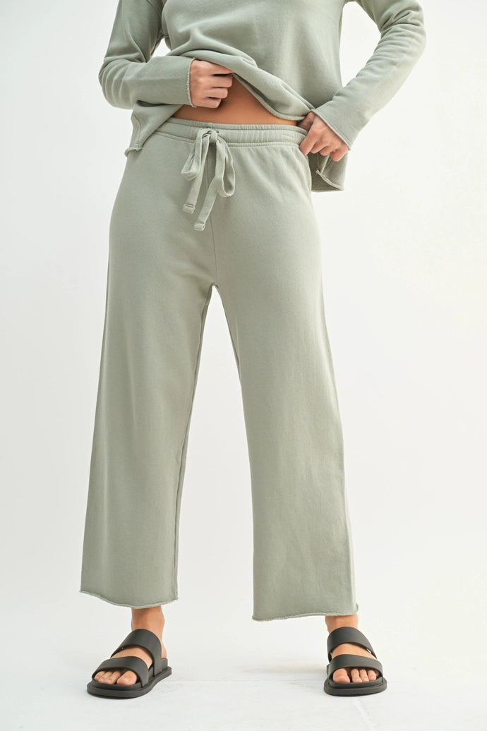 Malibu Wide-Leg Fleece Pants