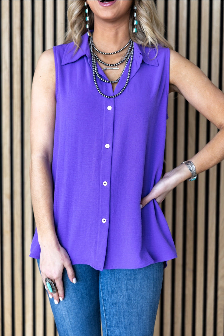 Collared Button Down