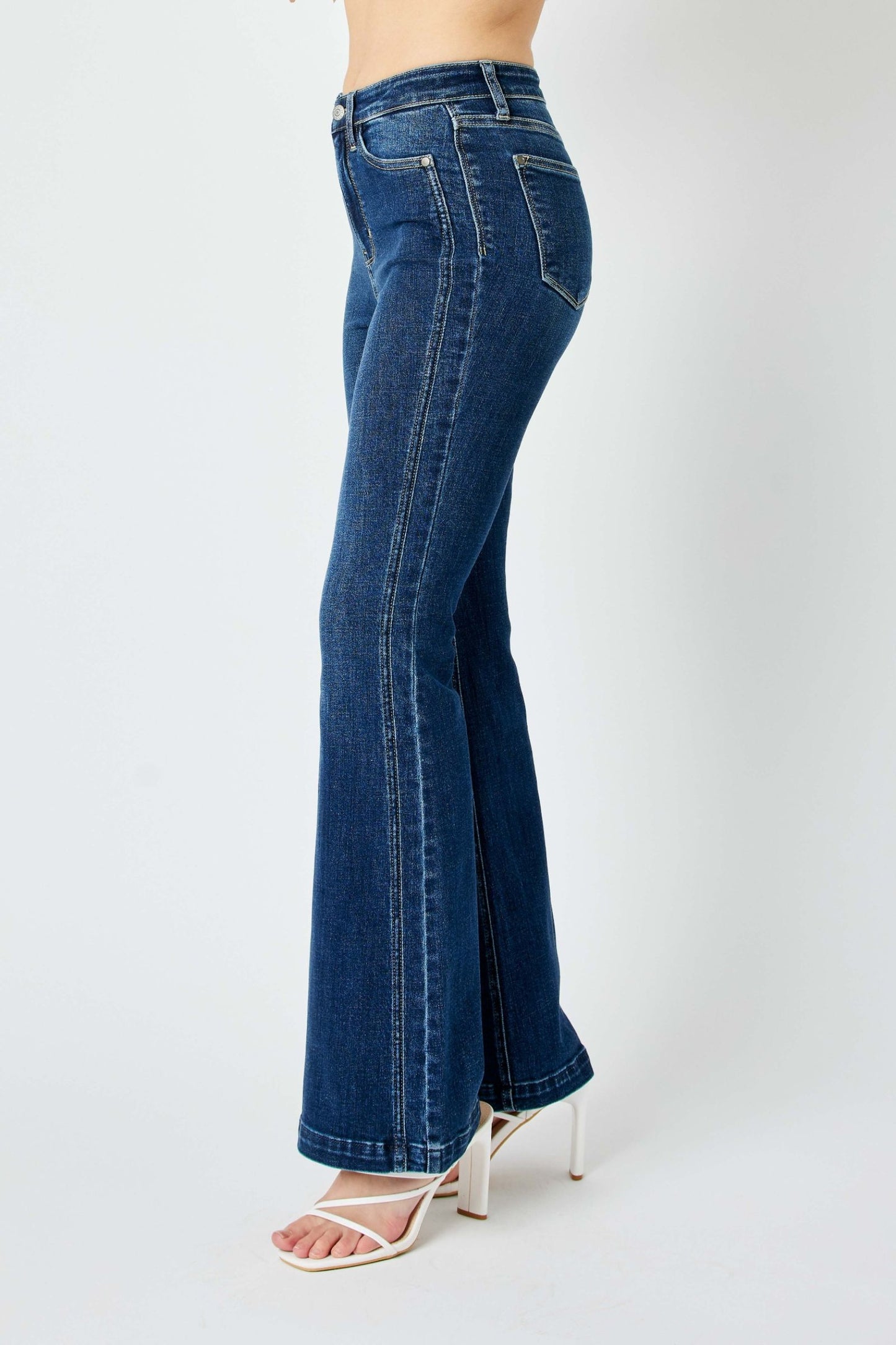 High Waist Flare Detail