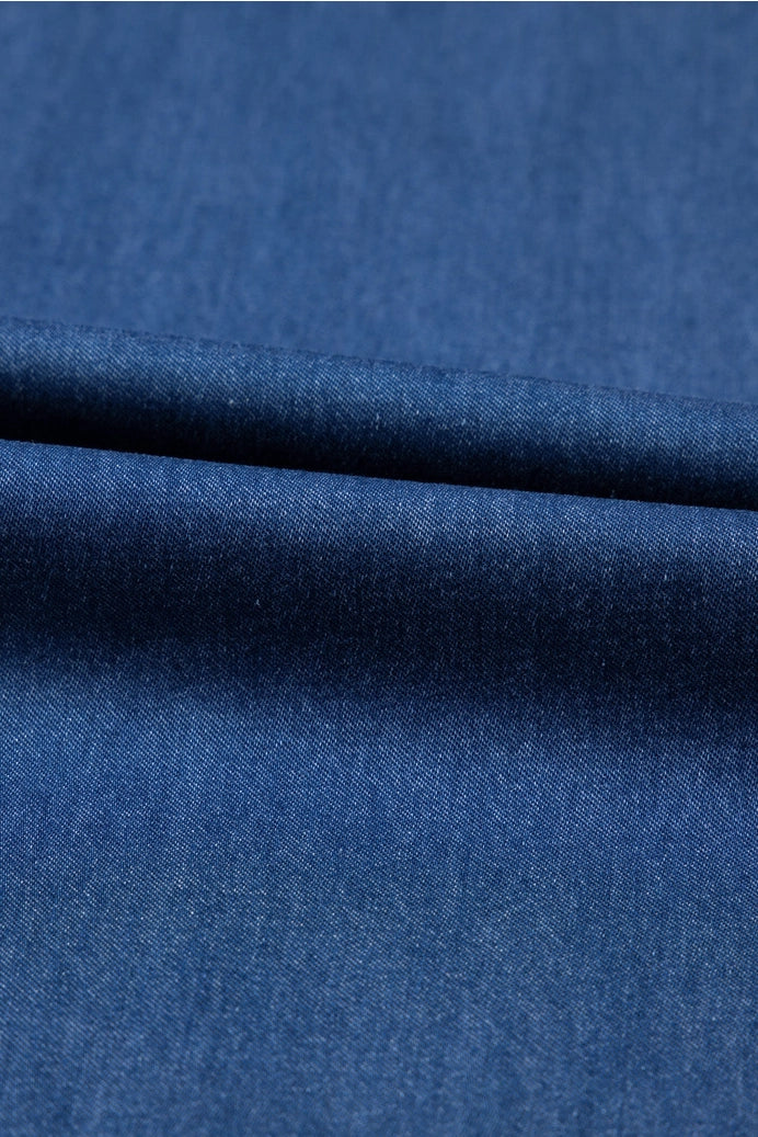 Denim Chambray Pocketed Pants