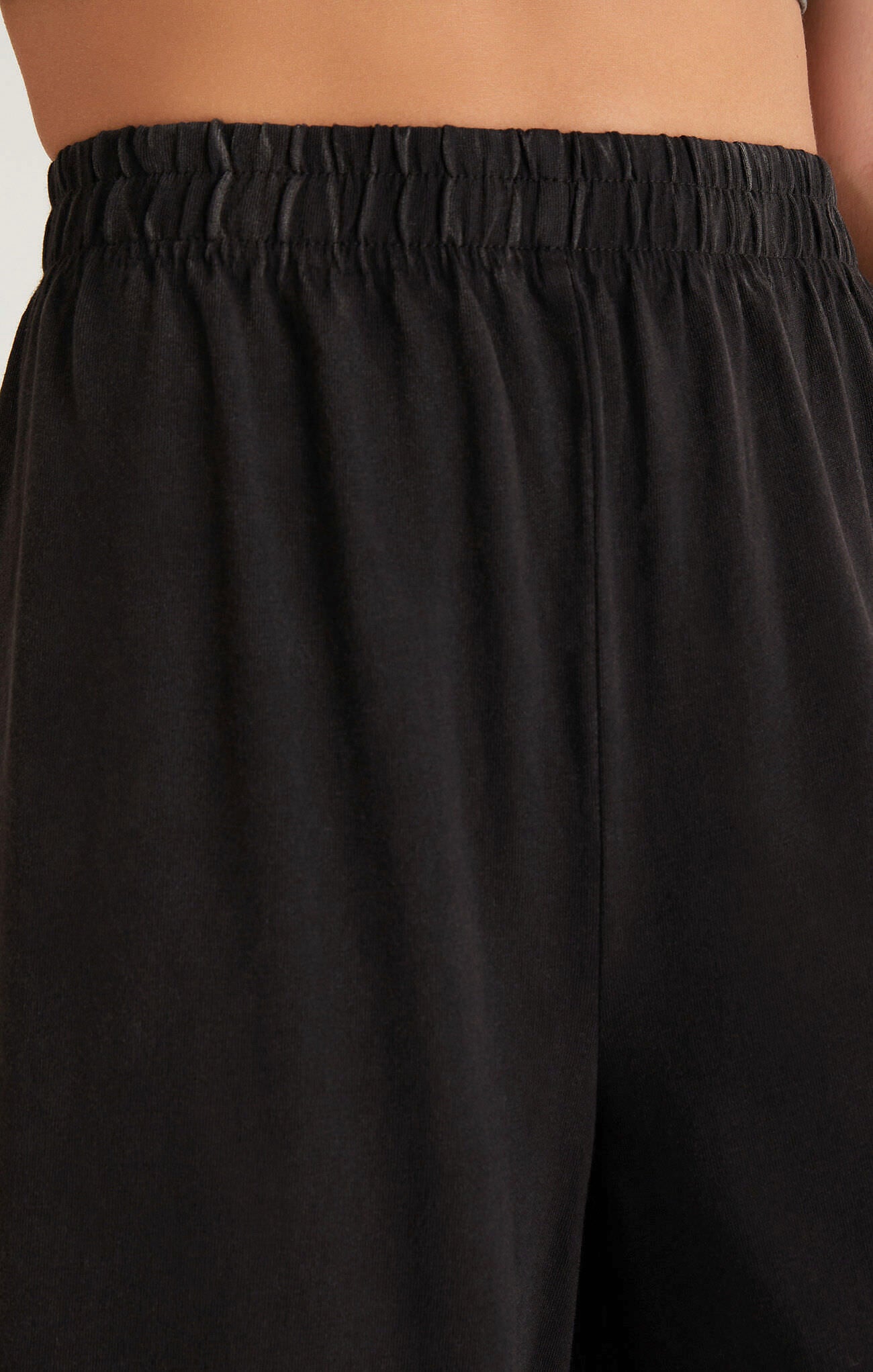 Scout Jersey Flare Pant in True Black