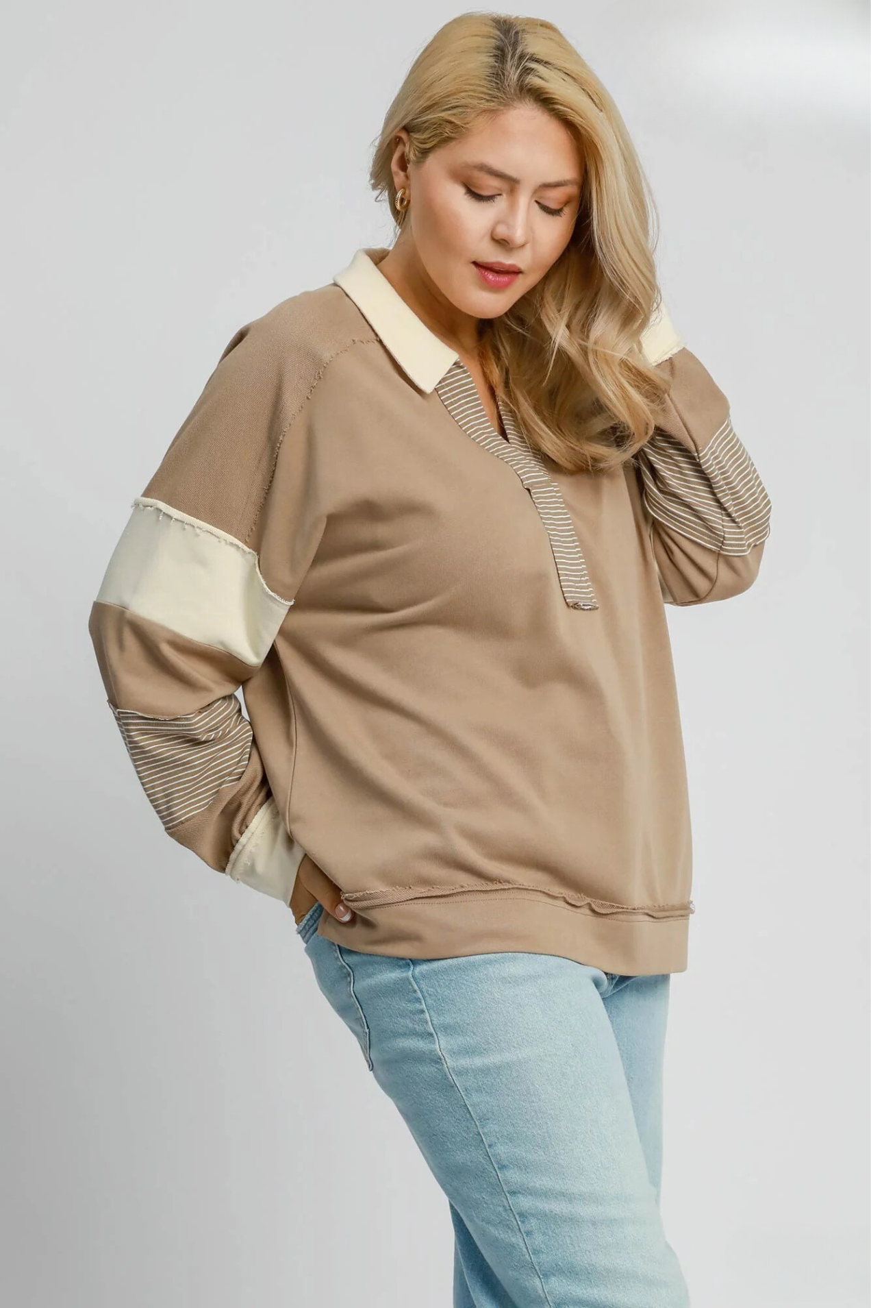 French Terry Long Sleeve Top