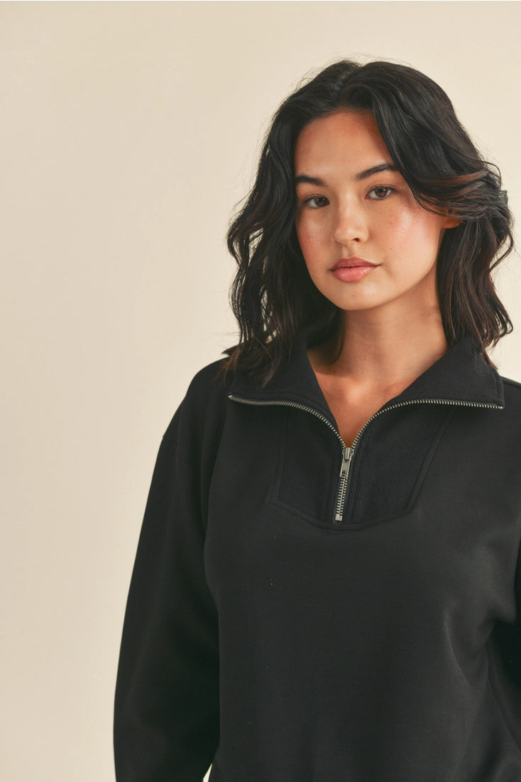 Luxe Half Zip Pullover