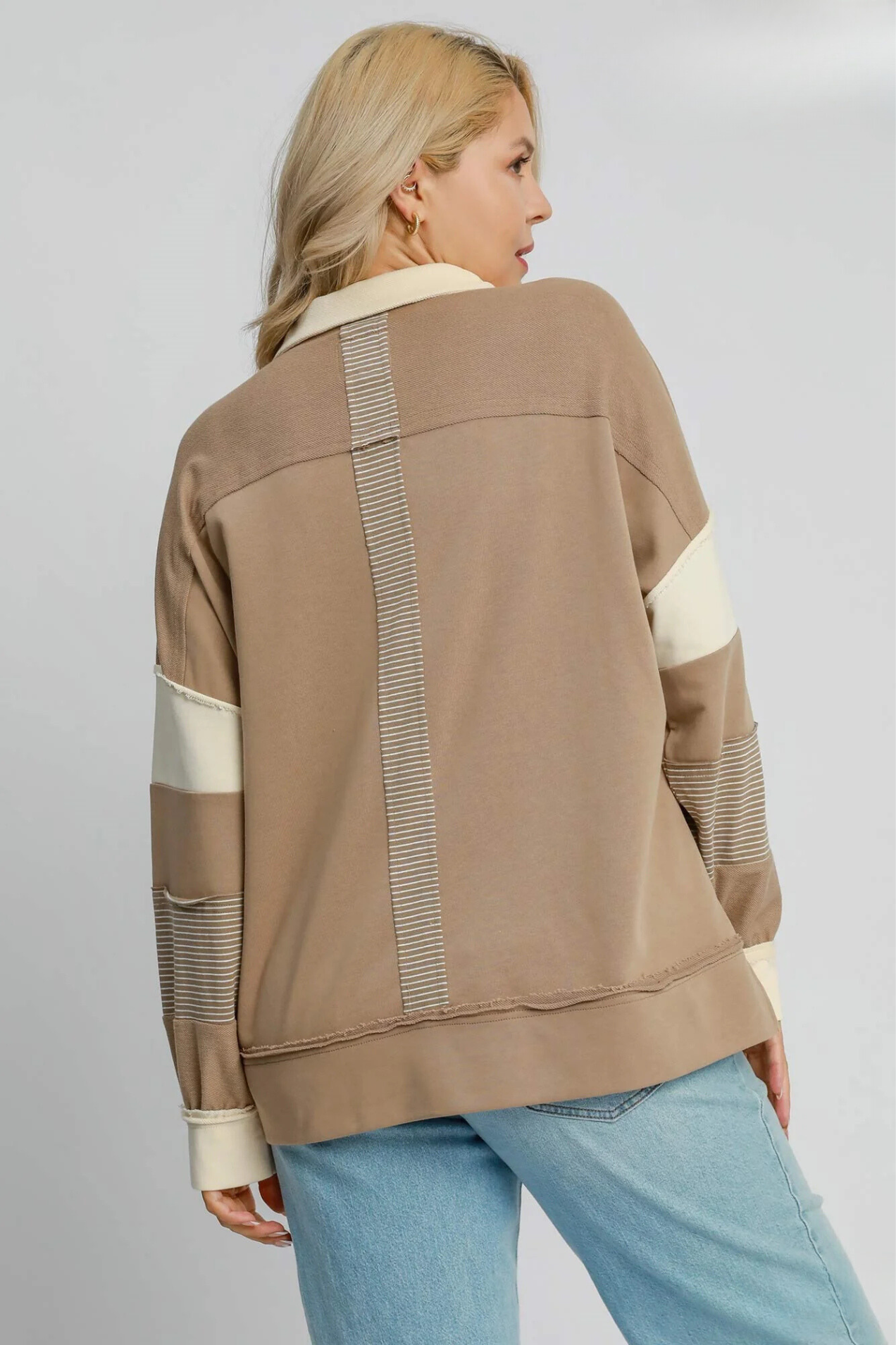 French Terry Long Sleeve Top
