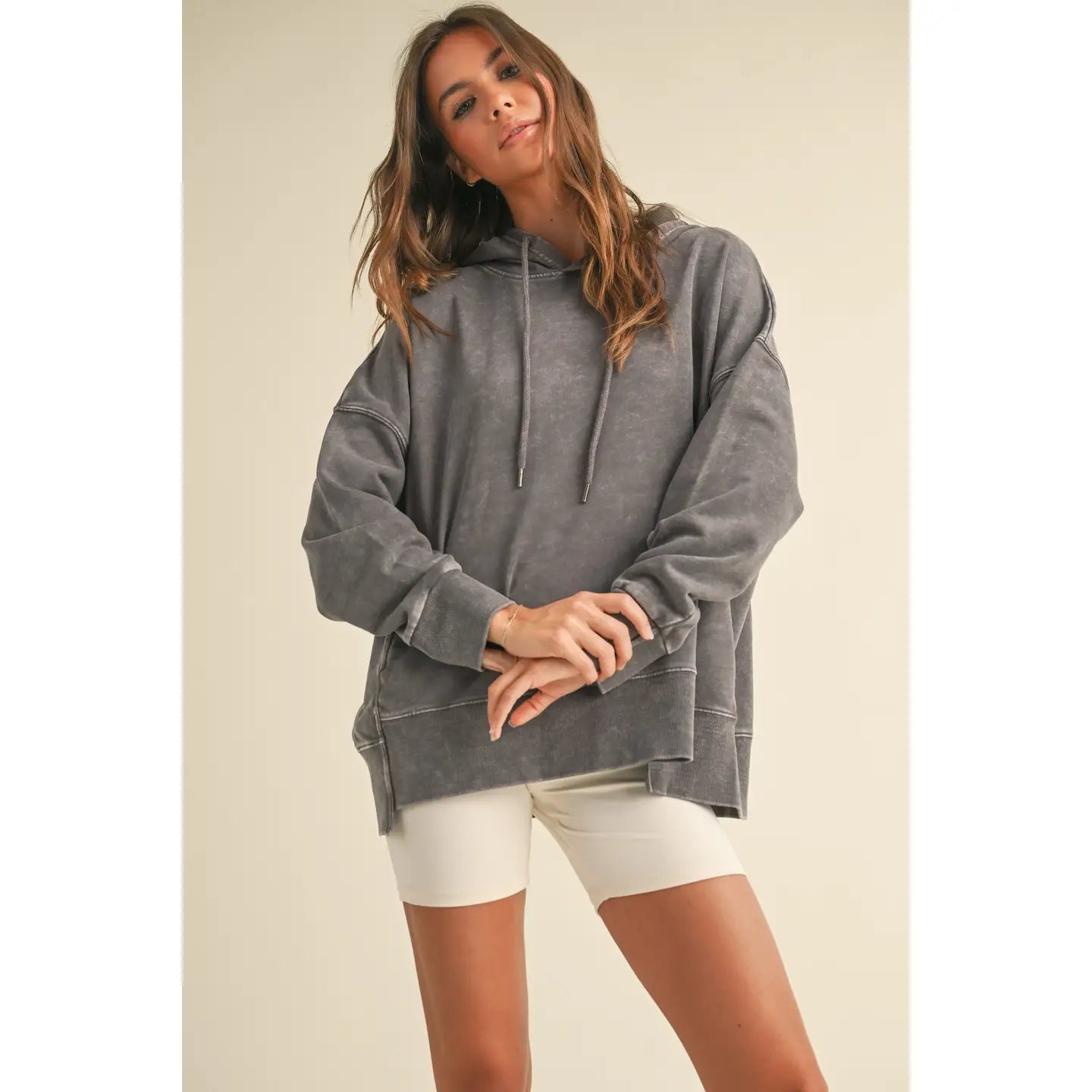 Mineral Wash Oversized Pullover