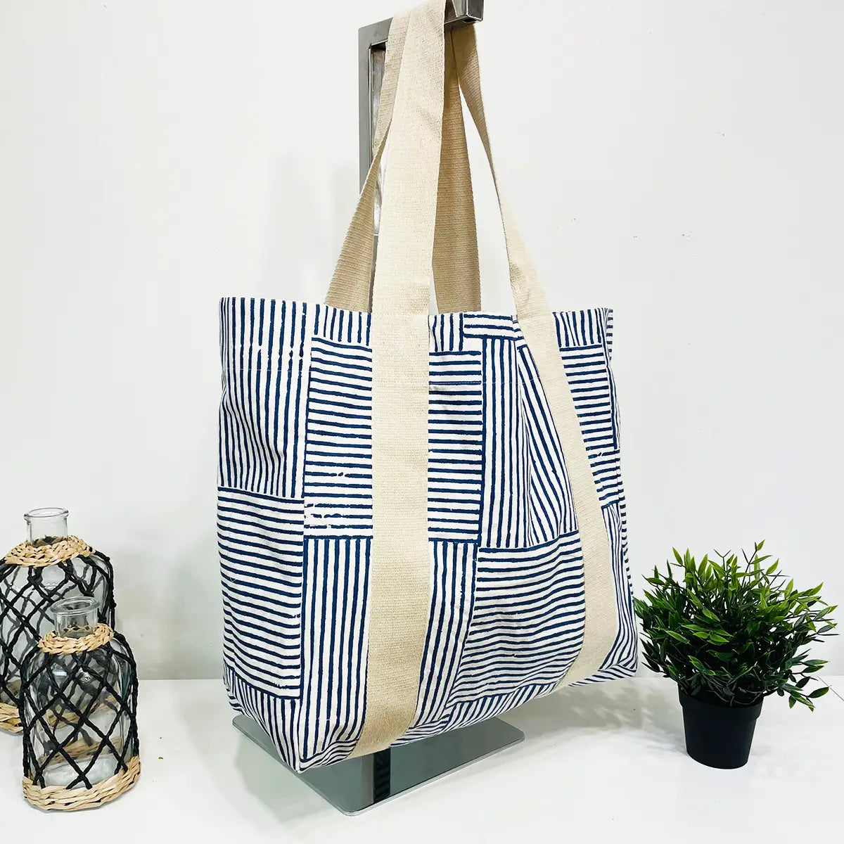Sailor Chic Handcrafted Canvas Bag