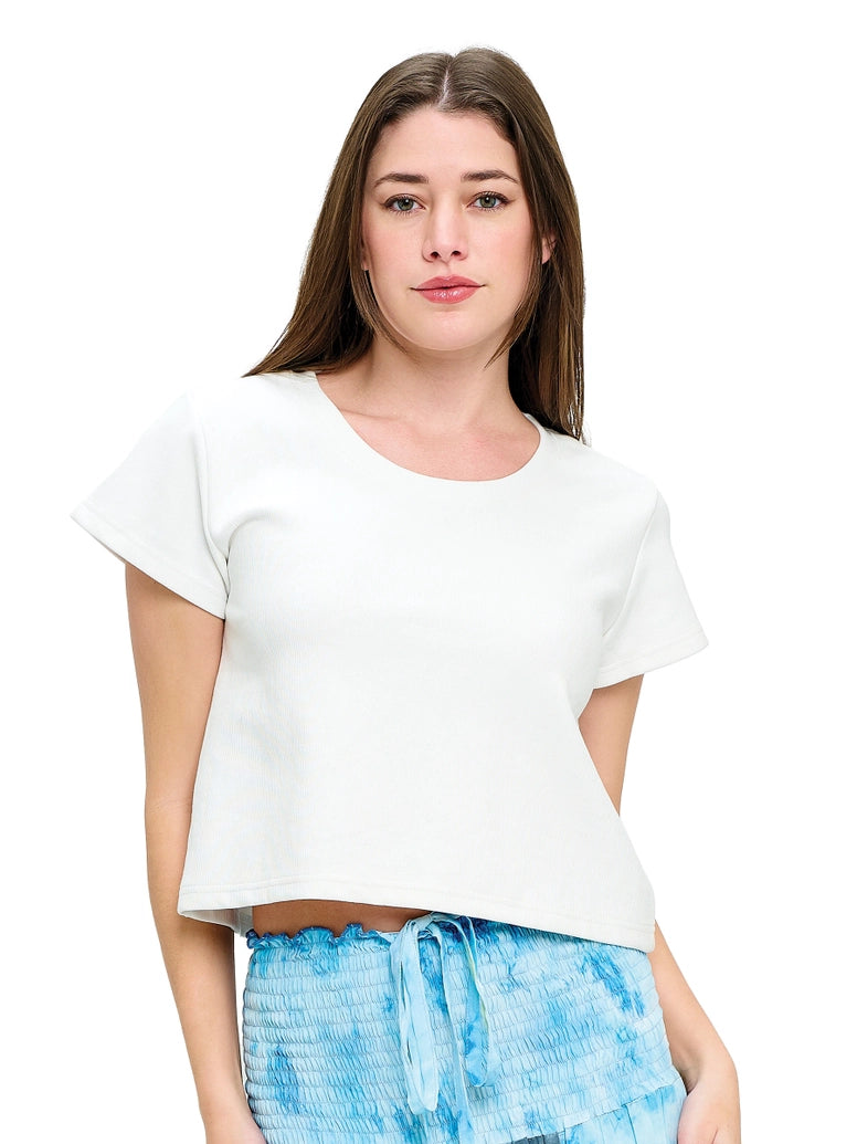 Breezy White Tee