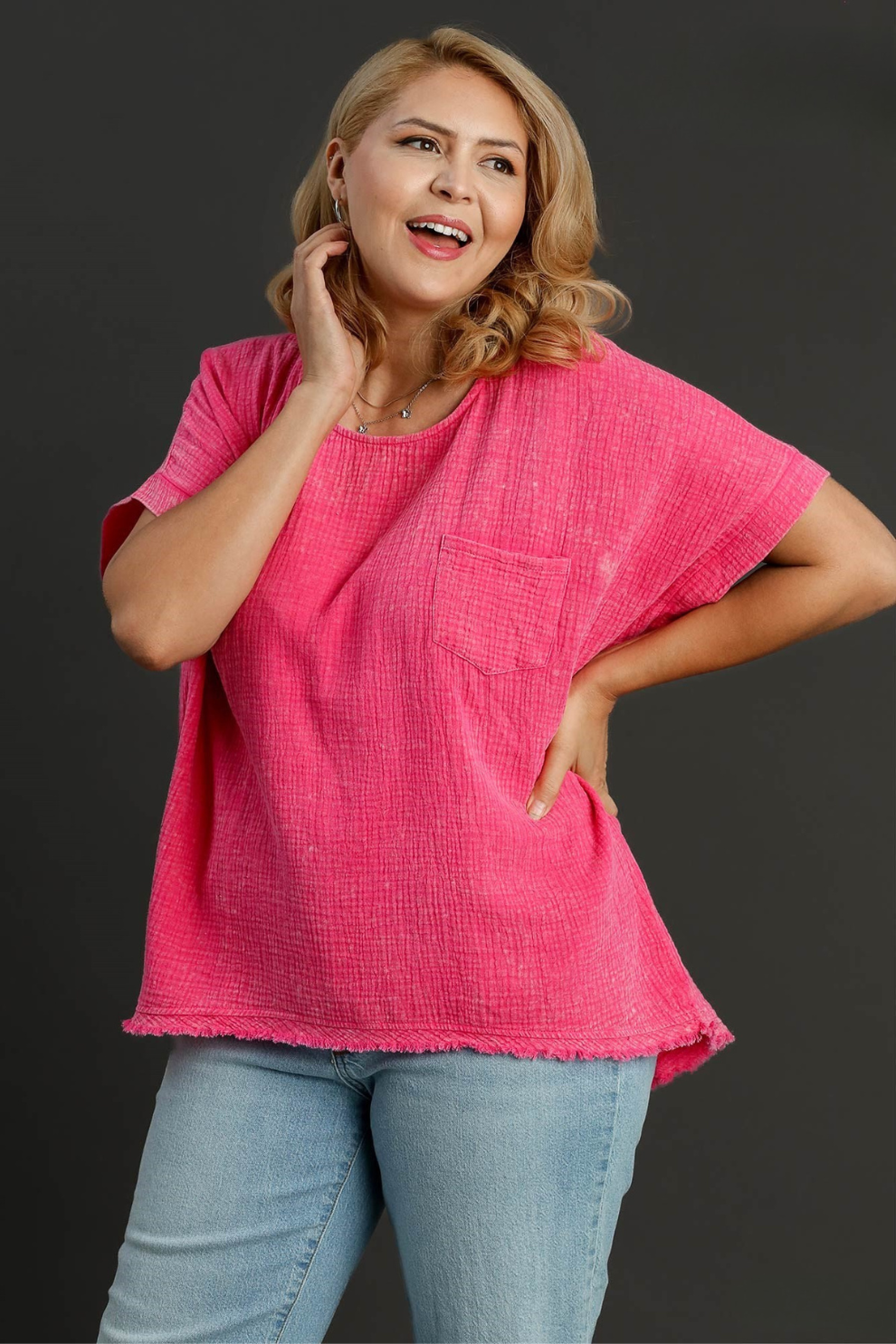Mineral Wash Dolman Top
