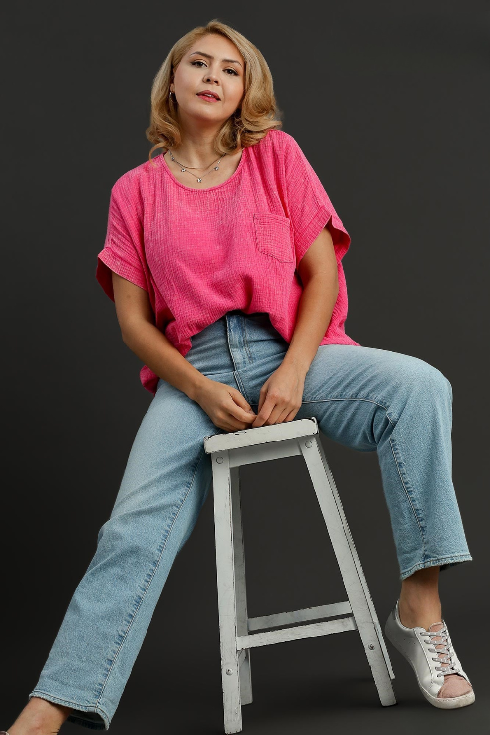 Mineral Wash Dolman Top
