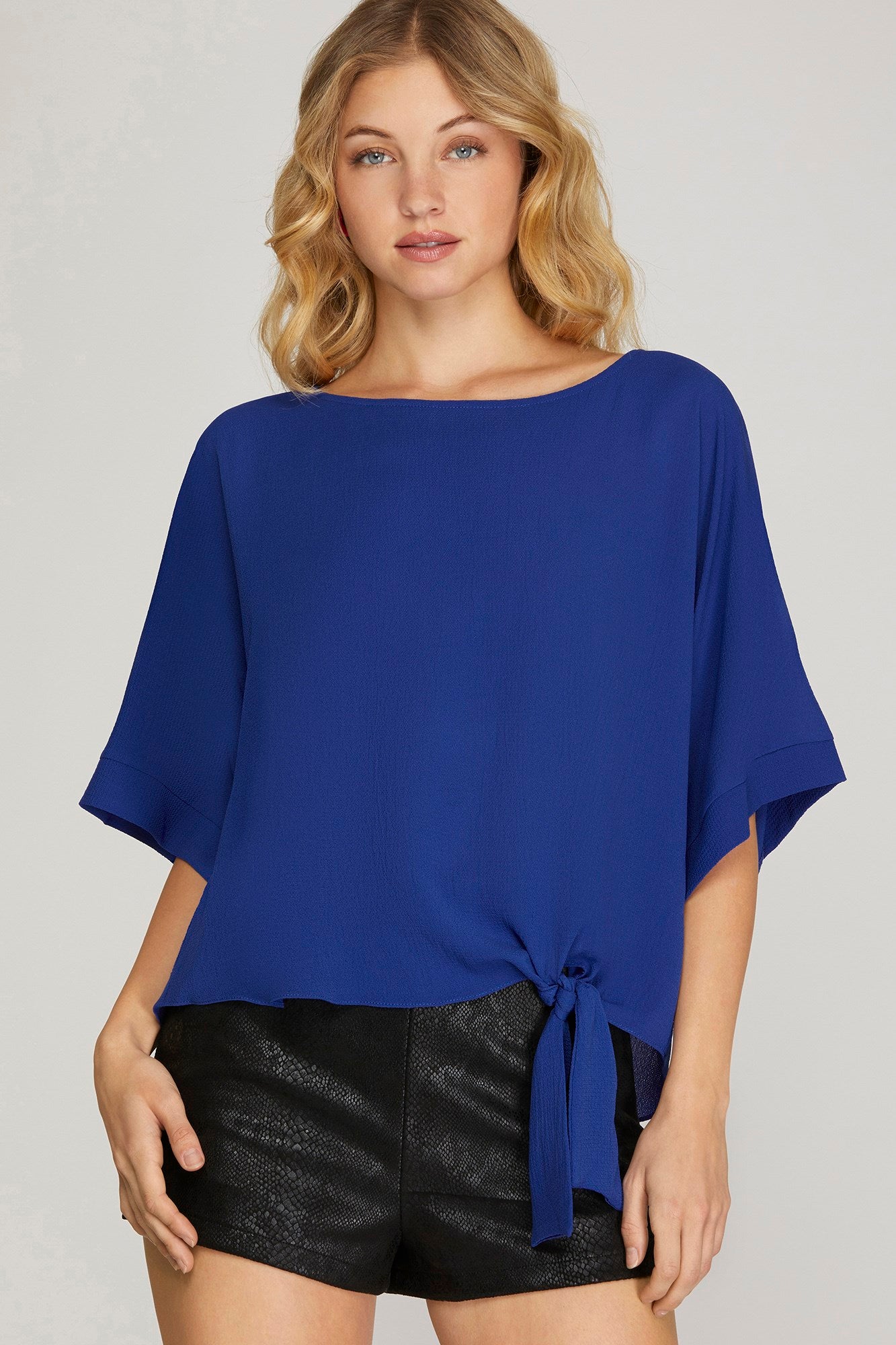 Kimono Sleeve Tie Top