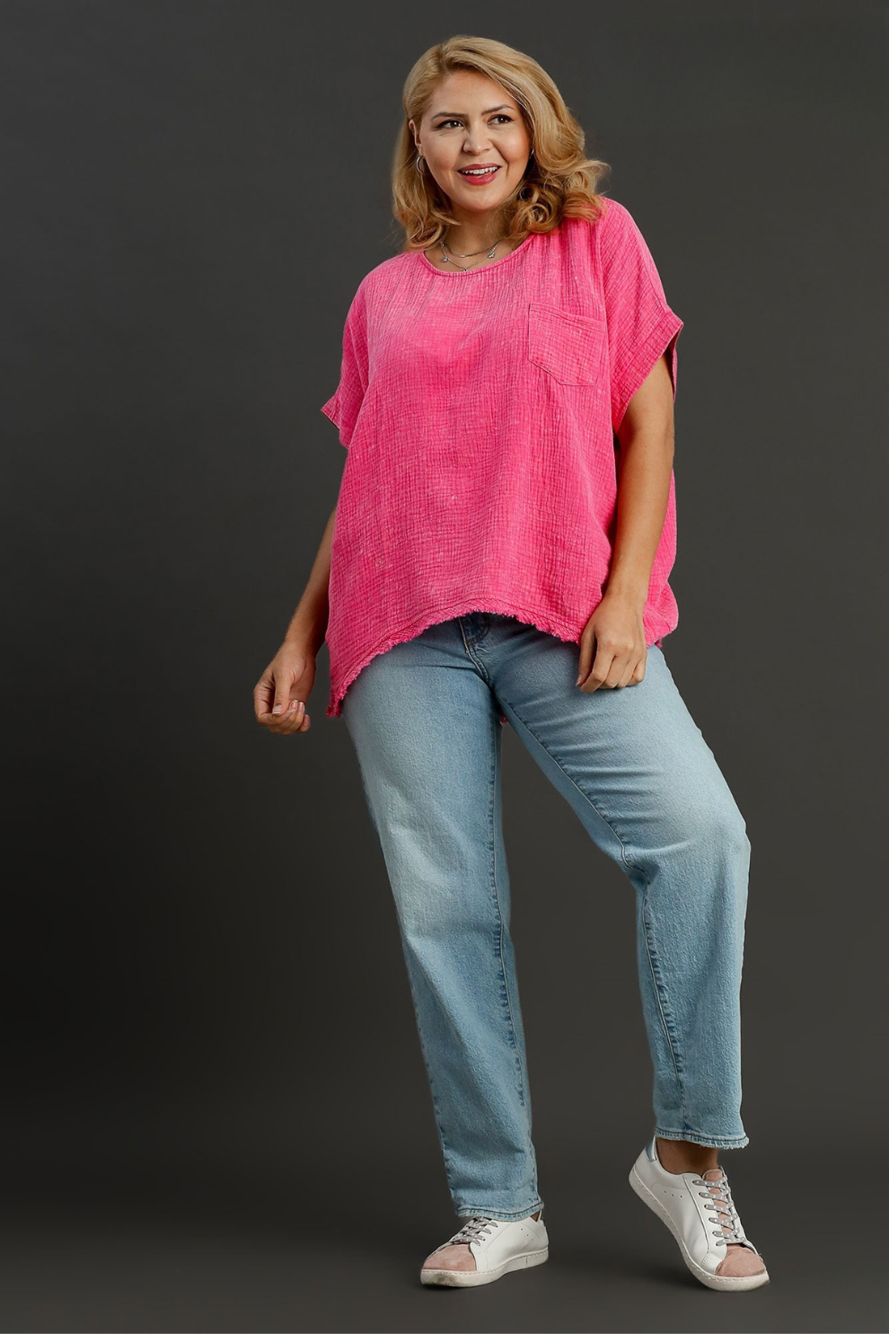 Mineral Wash Dolman Top