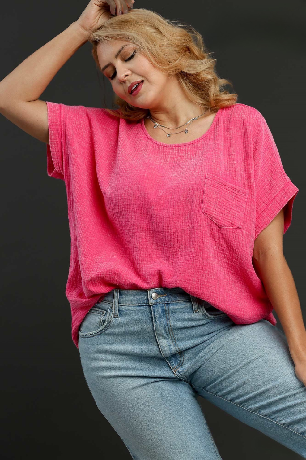 Mineral Wash Dolman Top