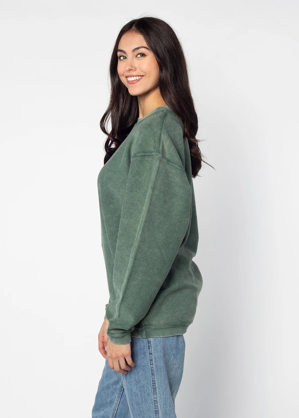 The Original Corded Crew in Green