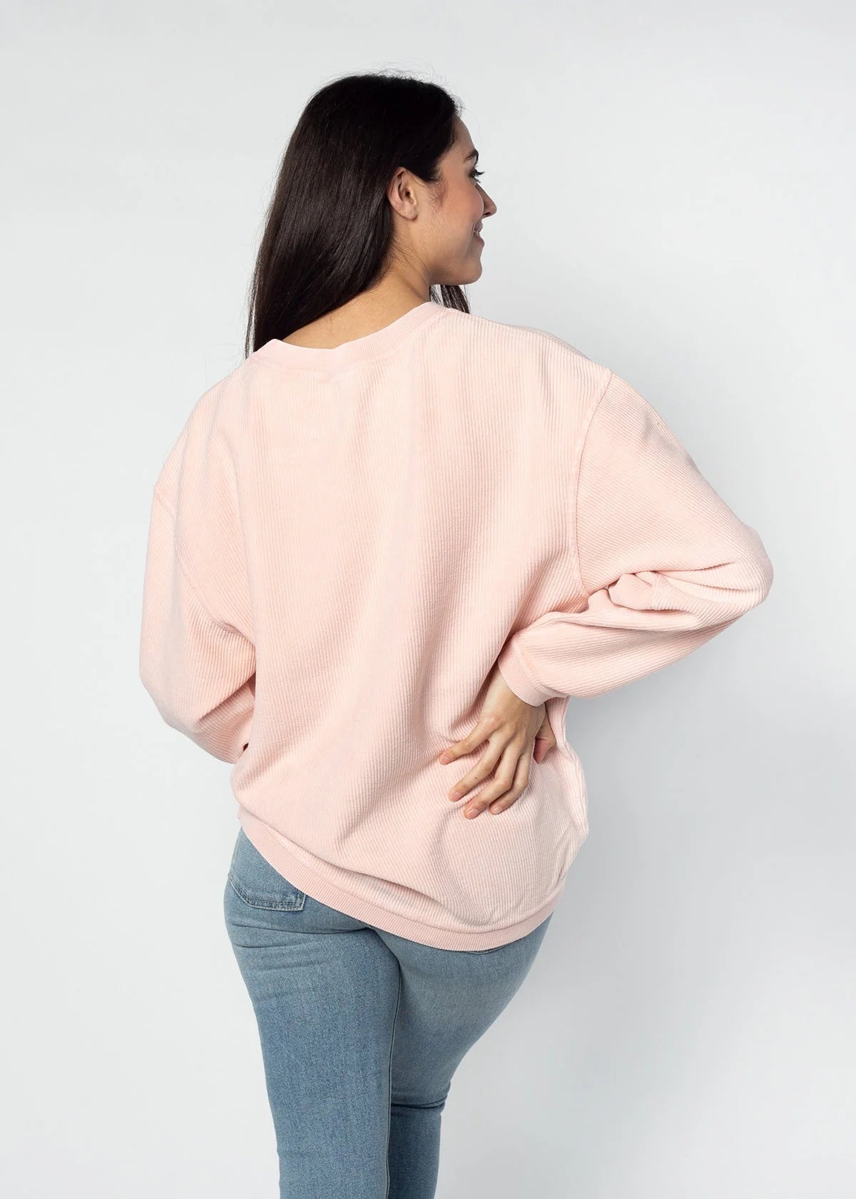 The Original Corded Crew in Urban Pink