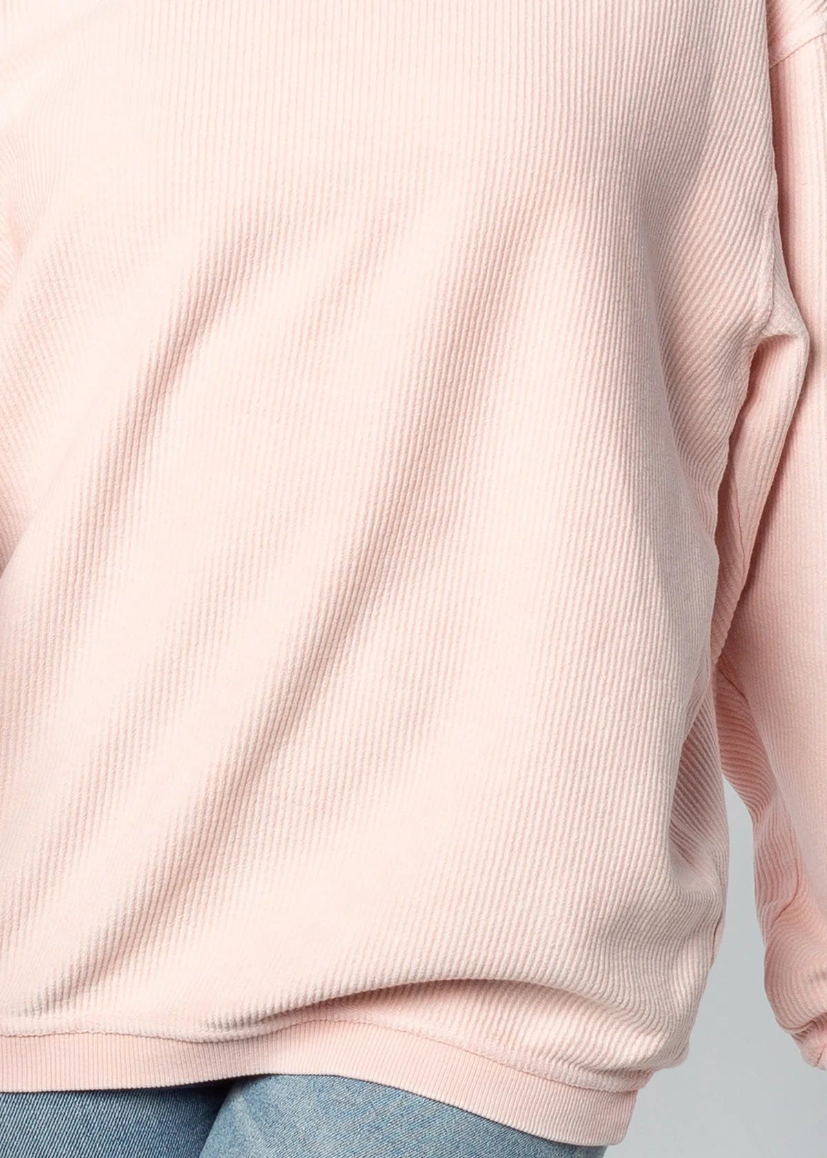 The Original Corded Crew in Urban Pink