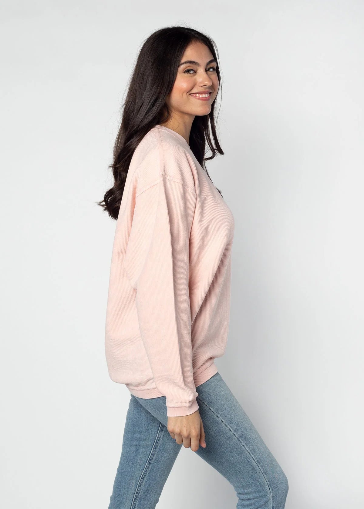 The Original Corded Crew in Urban Pink