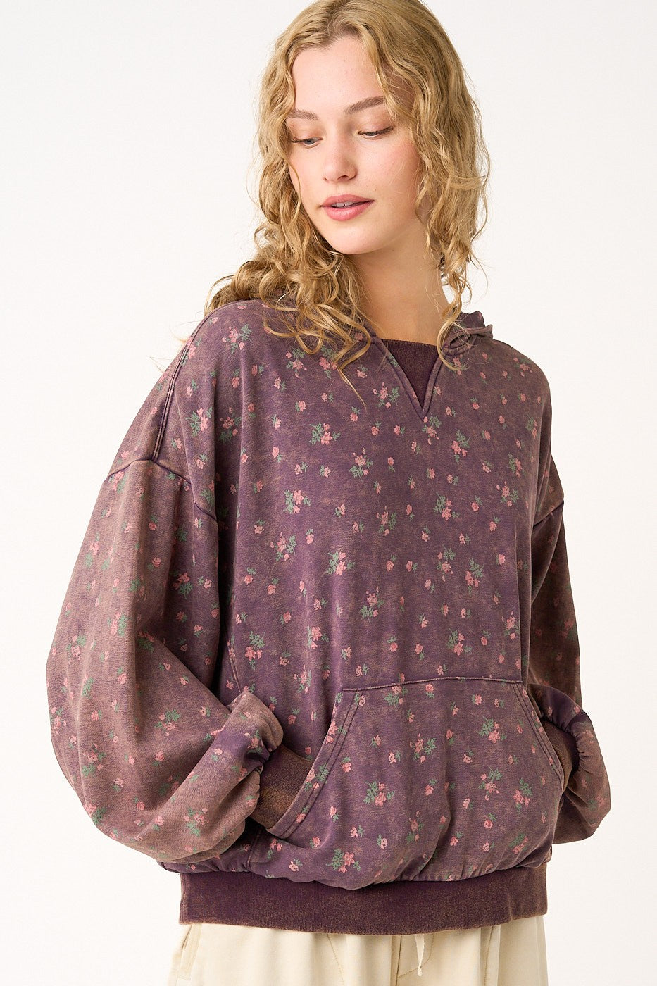 Floral Hoodie