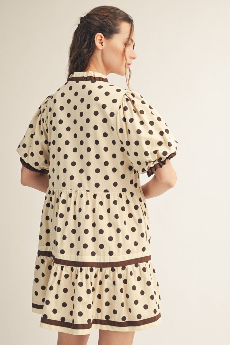 Polka Dot Tiered Dress
