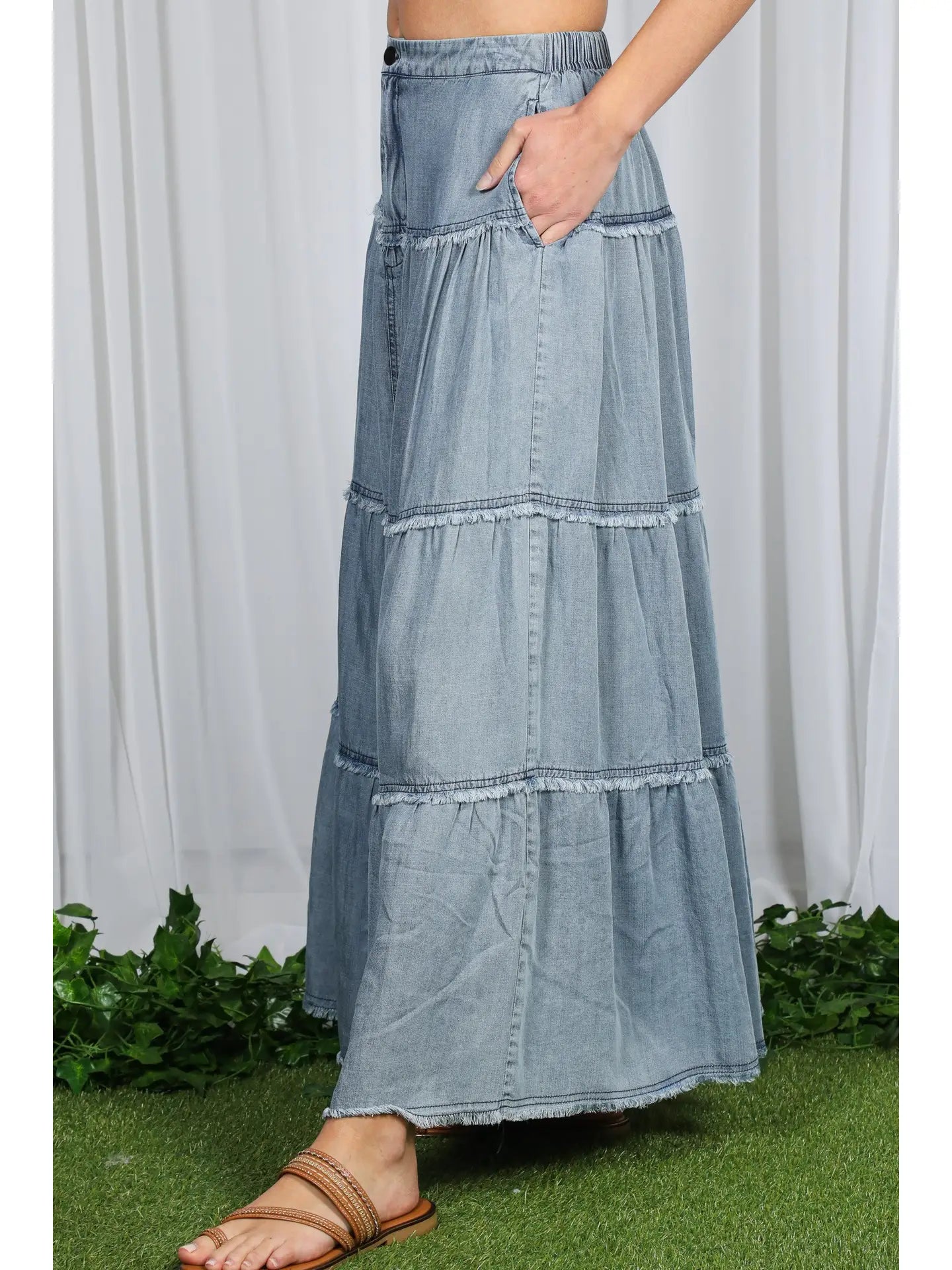 Retro Maxi Skirt
