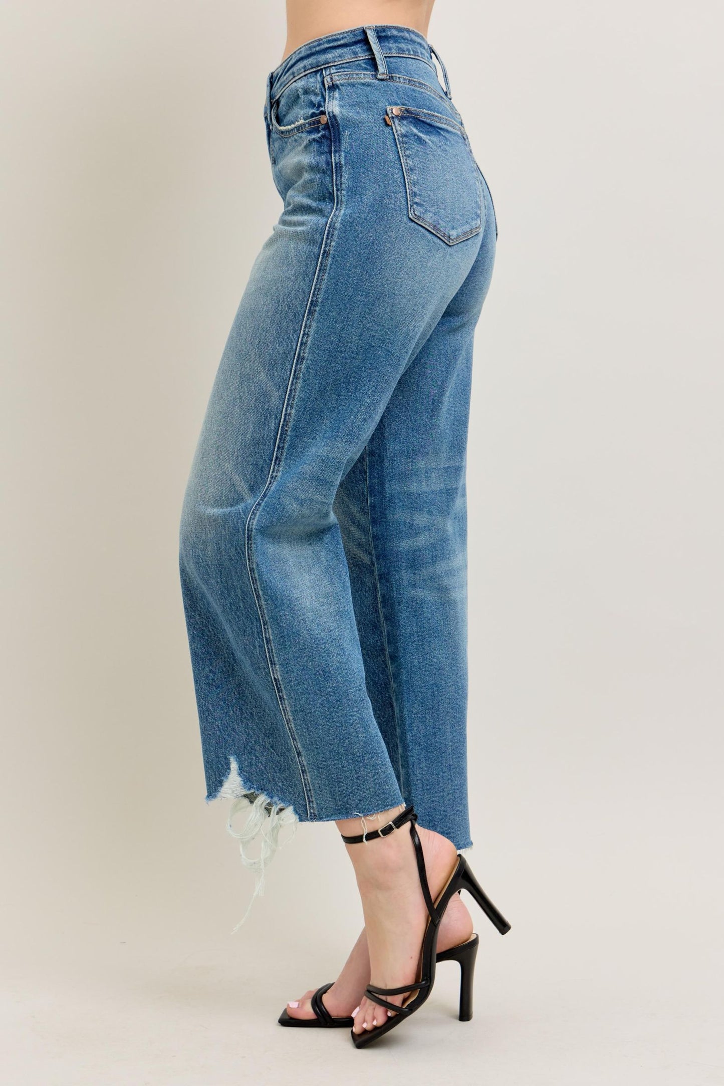 Rigid Magic Destroy Hem Crop