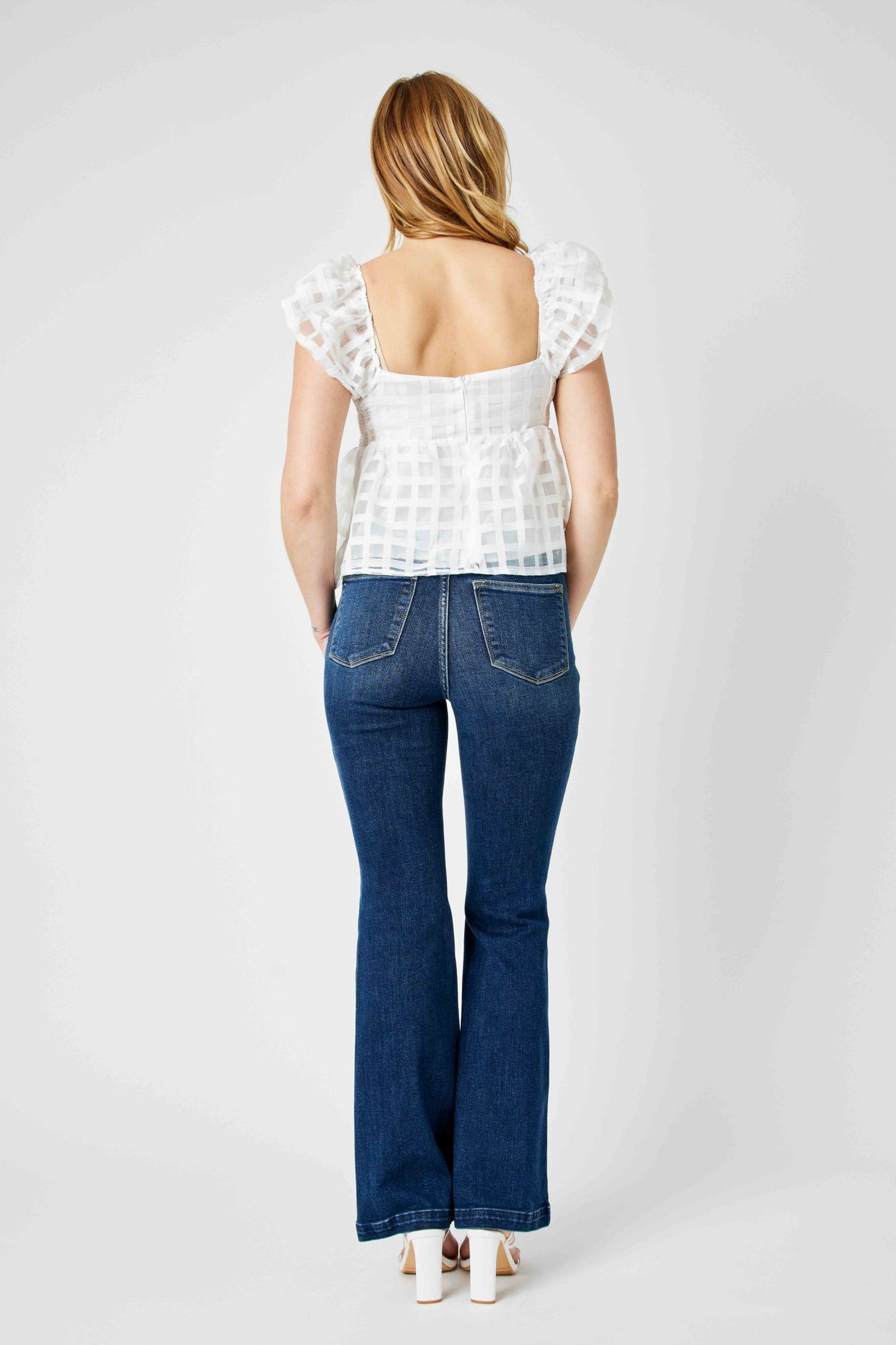 High Waist Flare Detail