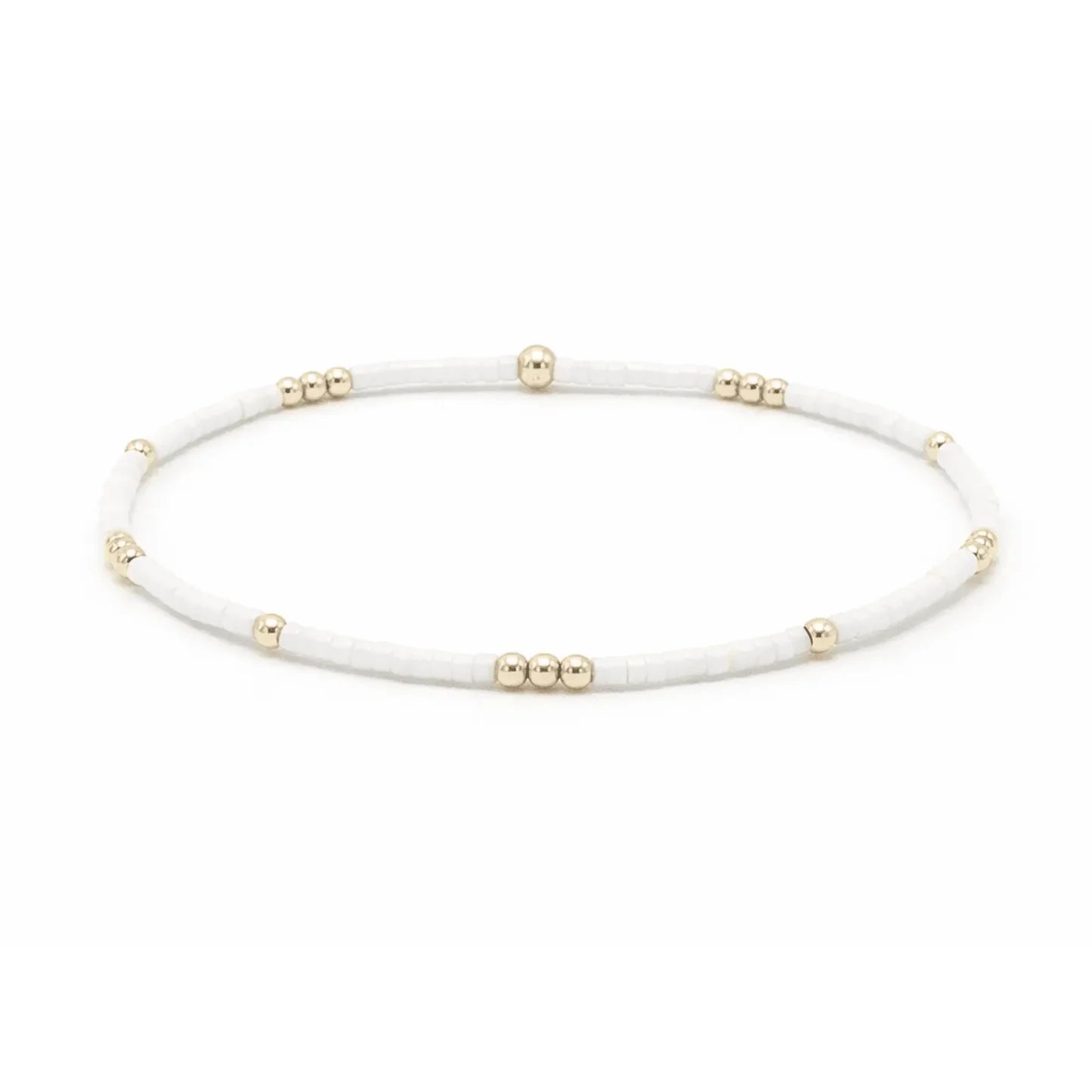 2mm Newport Cotton + Gold Filled Waterproof Bracelet