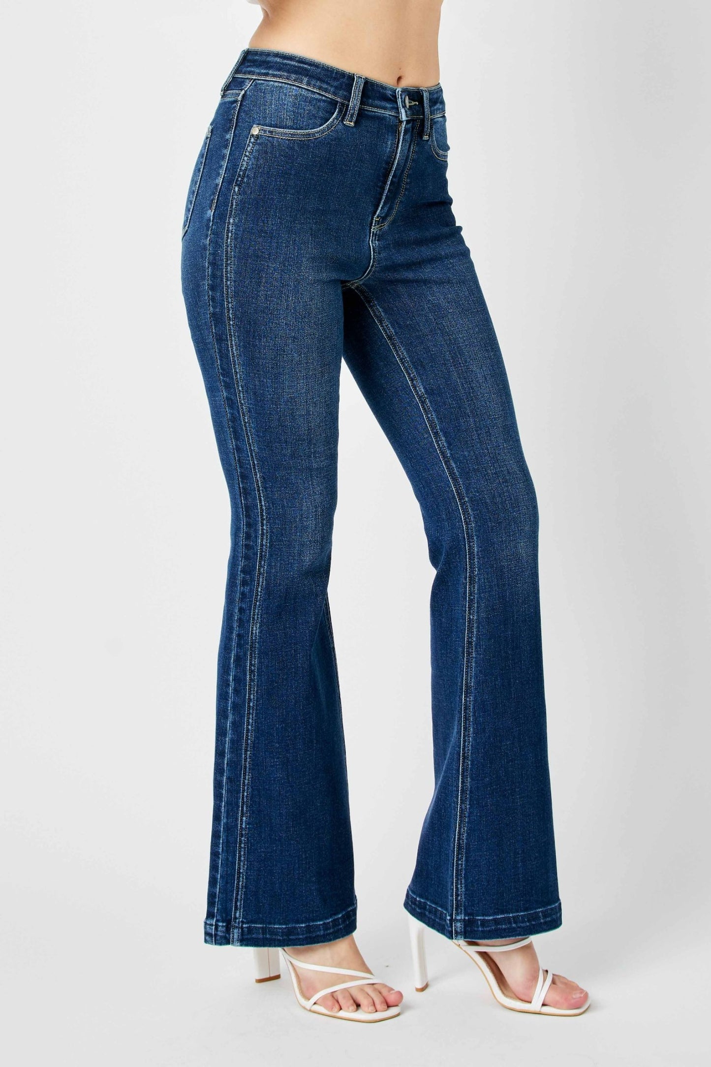 High Waist Flare Detail