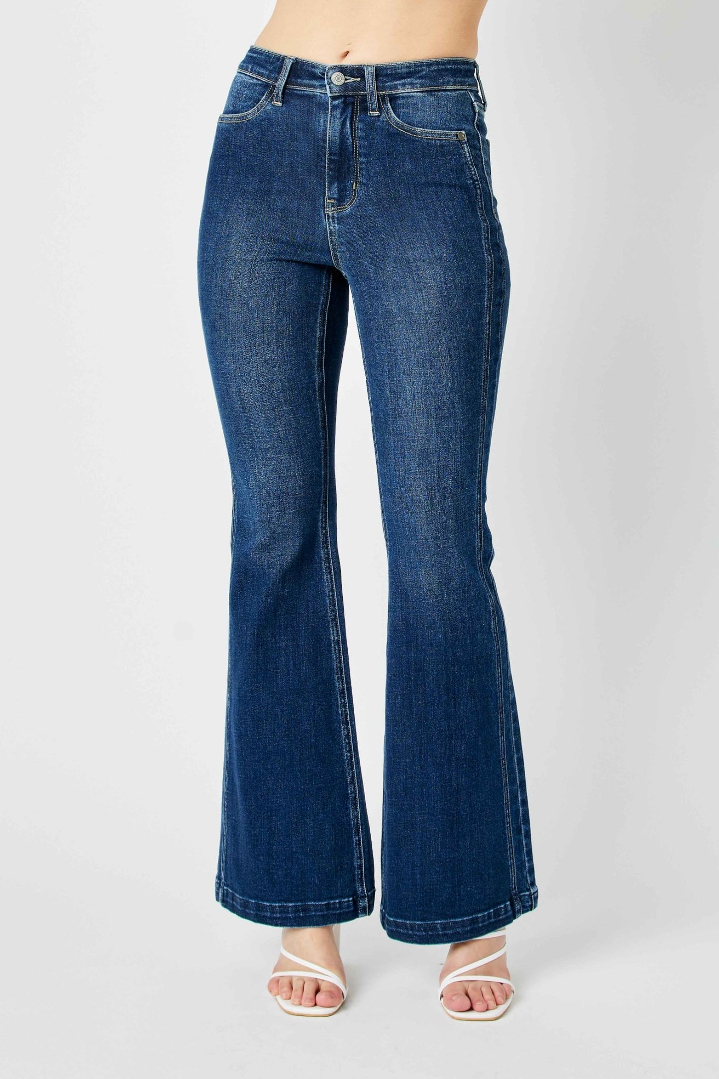 High Waist Flare Detail
