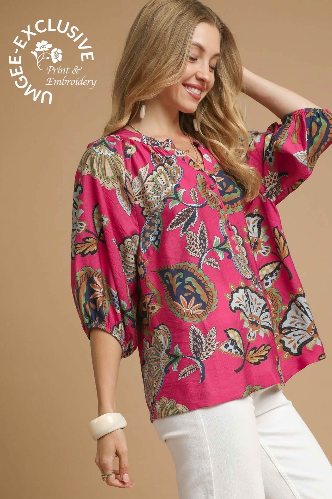 Boho Paisley Blouse