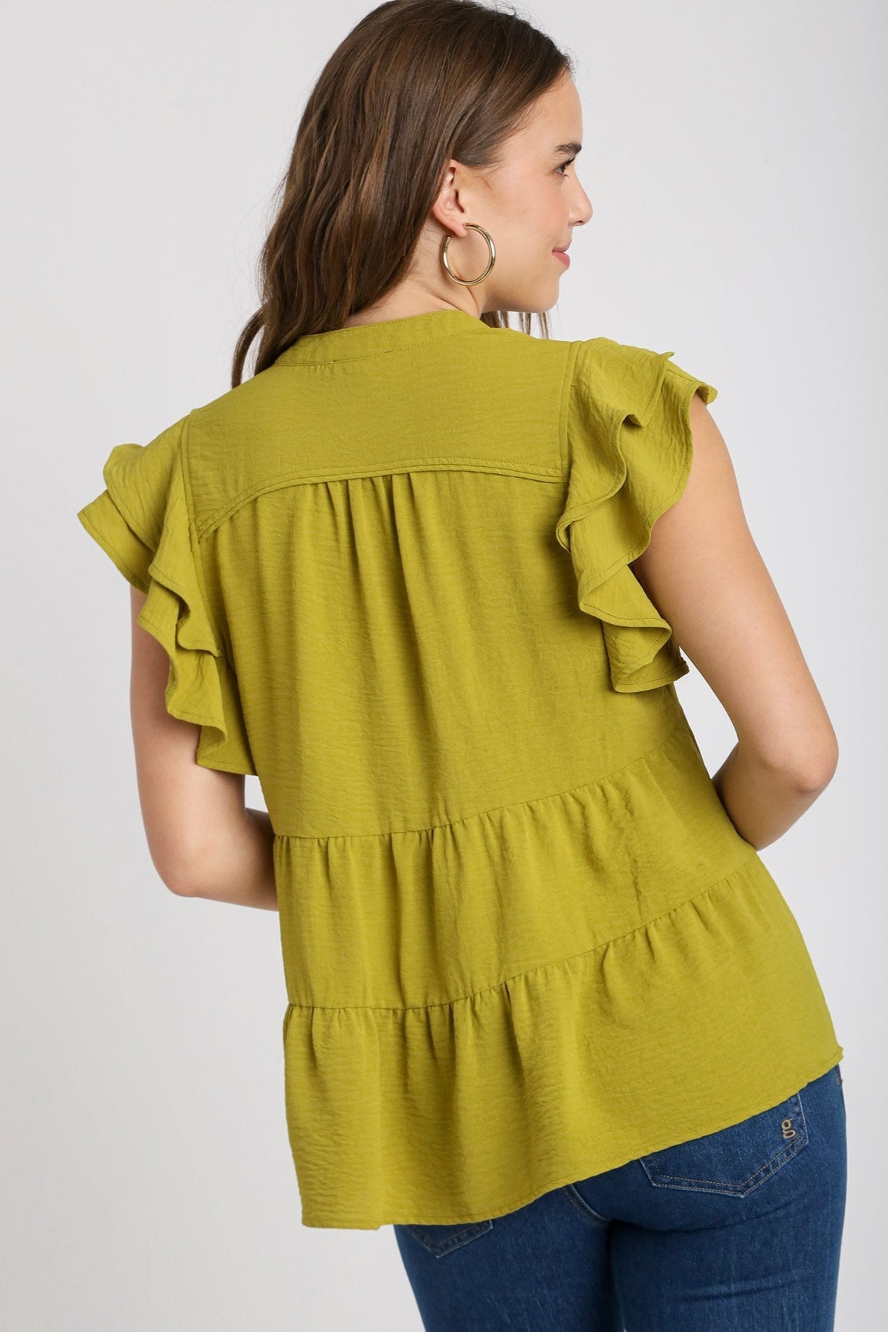 Baby Doll Ruffle Blouse