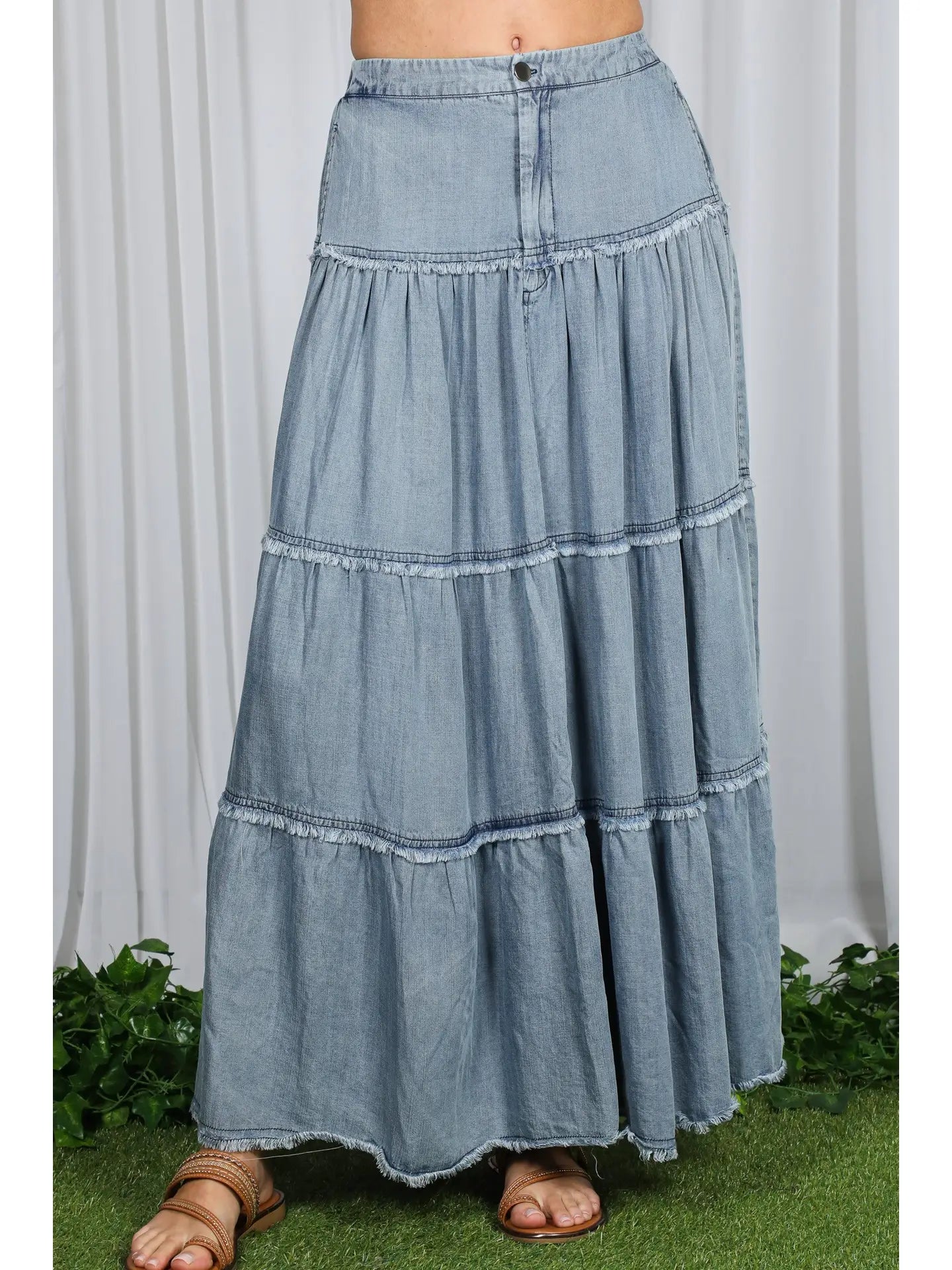 Retro Maxi Skirt