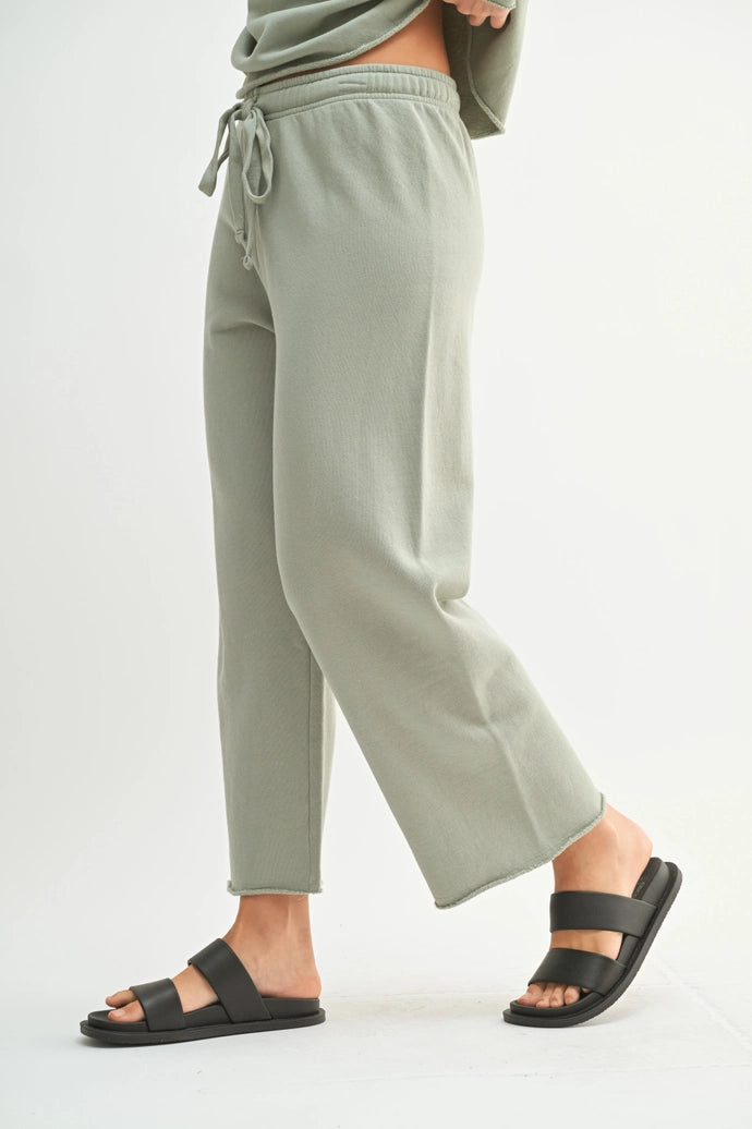 Malibu Wide-Leg Fleece Pants