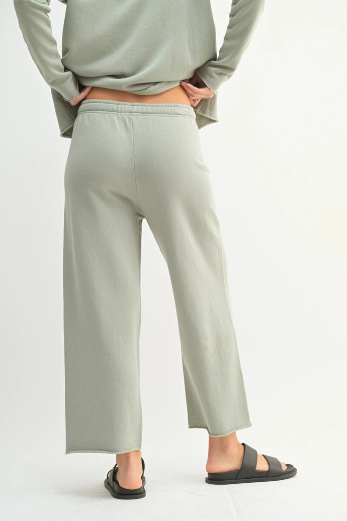 Malibu Wide-Leg Fleece Pants