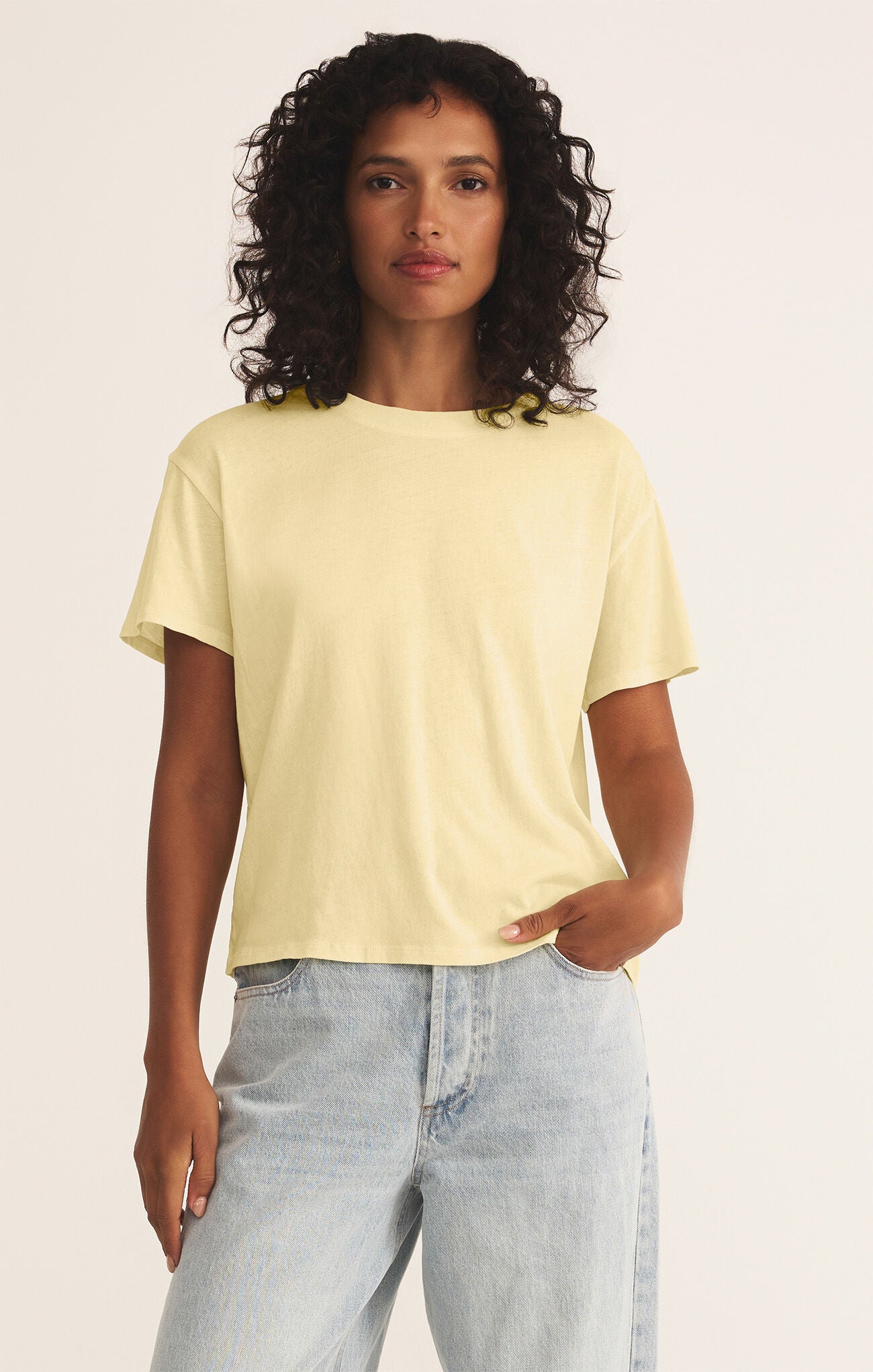 Go To Tee in Mellow Yellow