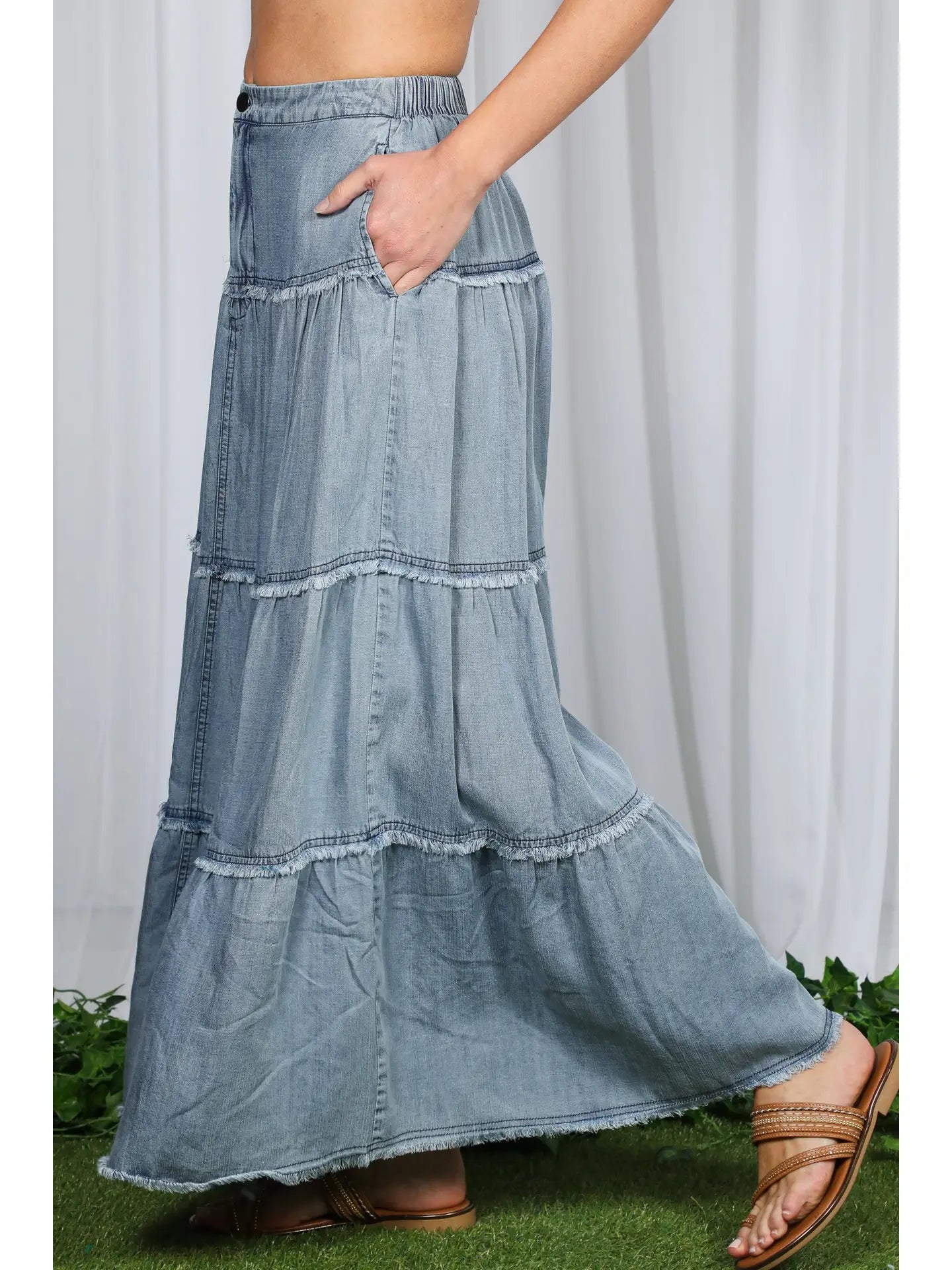 Retro Maxi Skirt