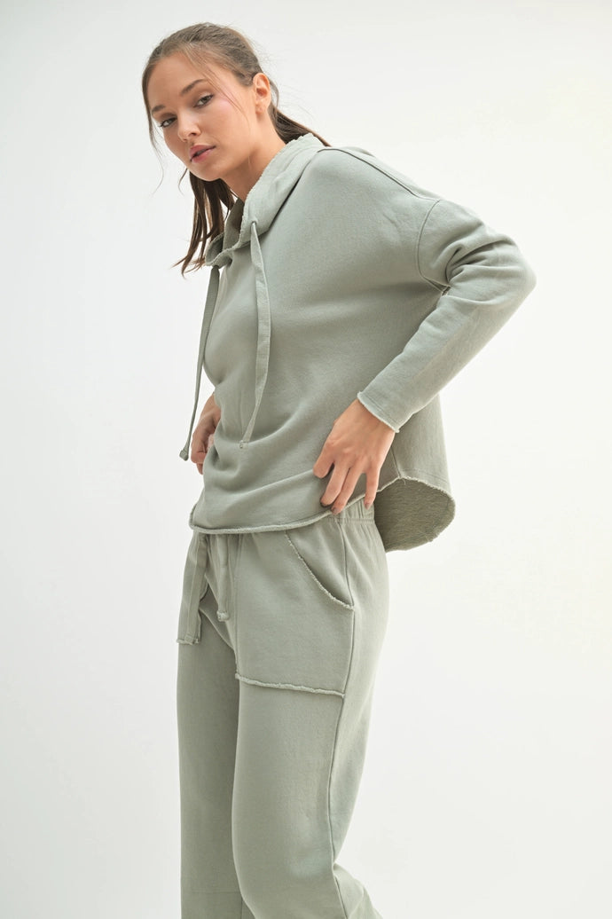 Malibu Wide-Leg Fleece Pants
