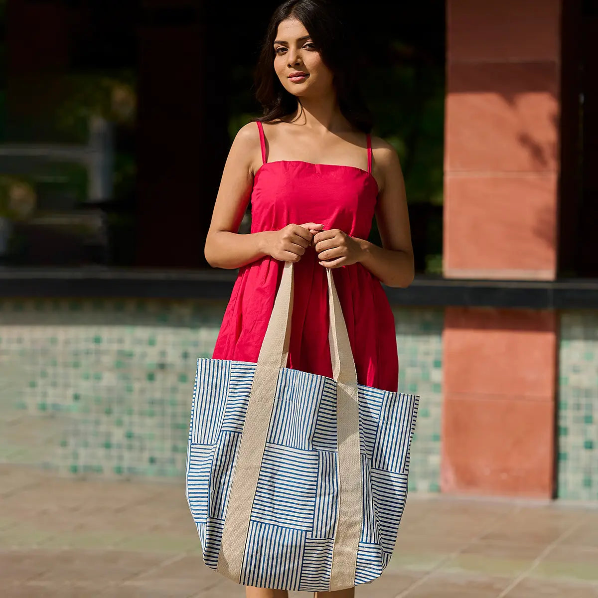 Sailor Chic Handcrafted Canvas Bag