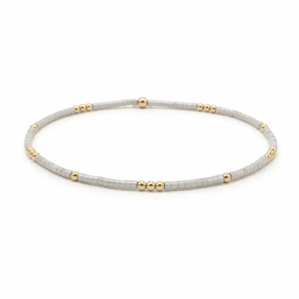 2mm Newport Silver + Gold Filled Waterproof Bracelet