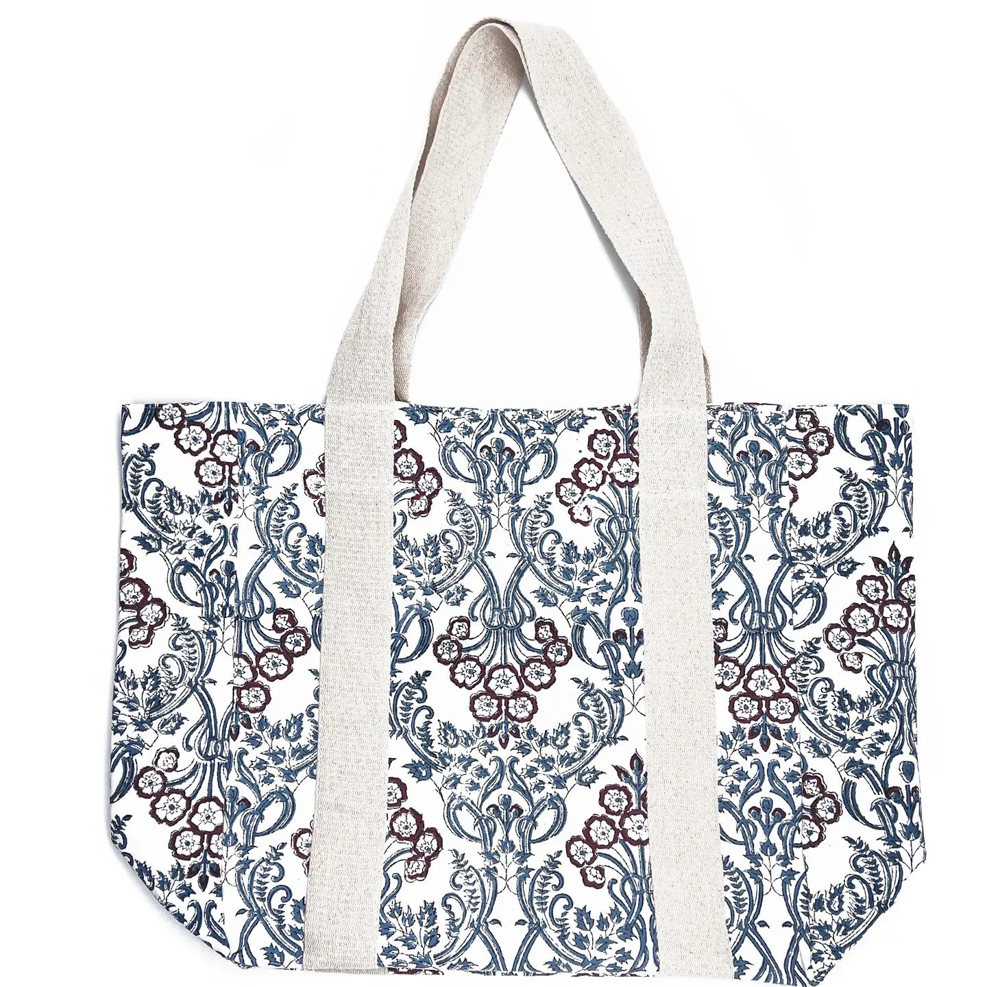 Chandelier Flowers Handcrafted Canvas Bag