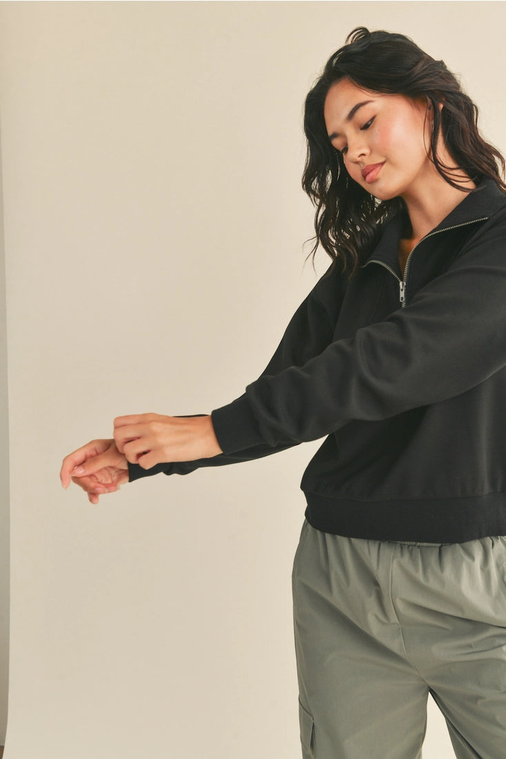 Luxe Half Zip Pullover