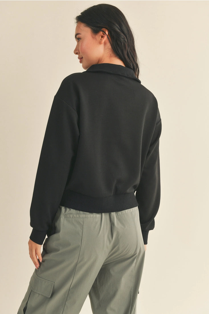 Luxe Half Zip Pullover