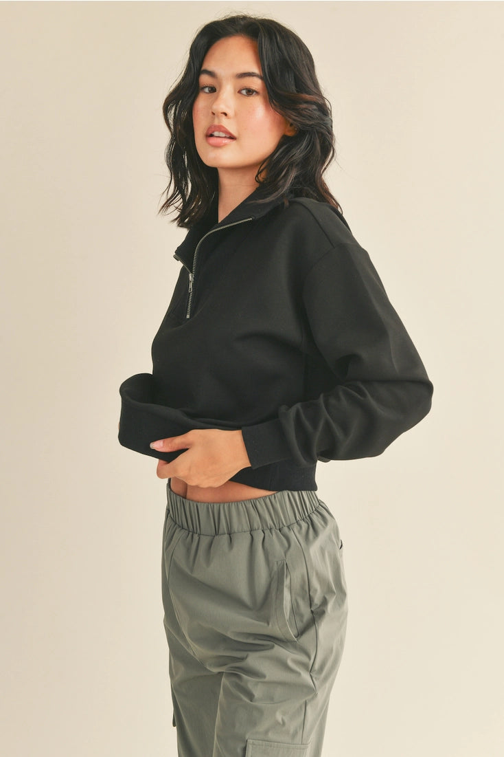 Luxe Half Zip Pullover