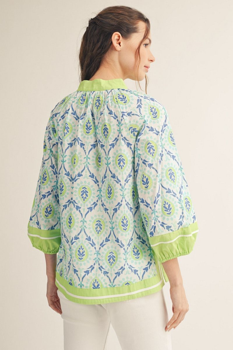 Baroque Print Top