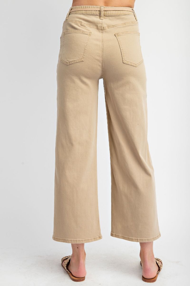 Stretch Twill Washed Pants