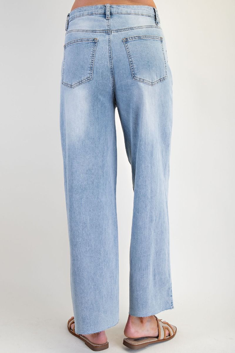 Soft Stretch Denim Pants