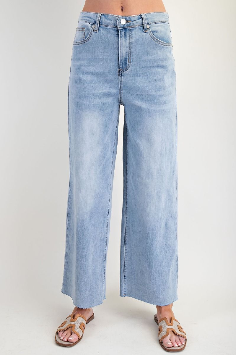 Soft Stretch Denim Pants