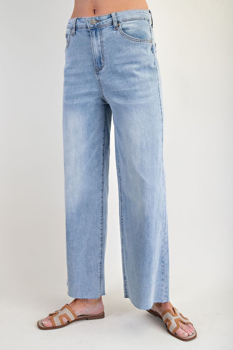 Soft Stretch Denim Pants