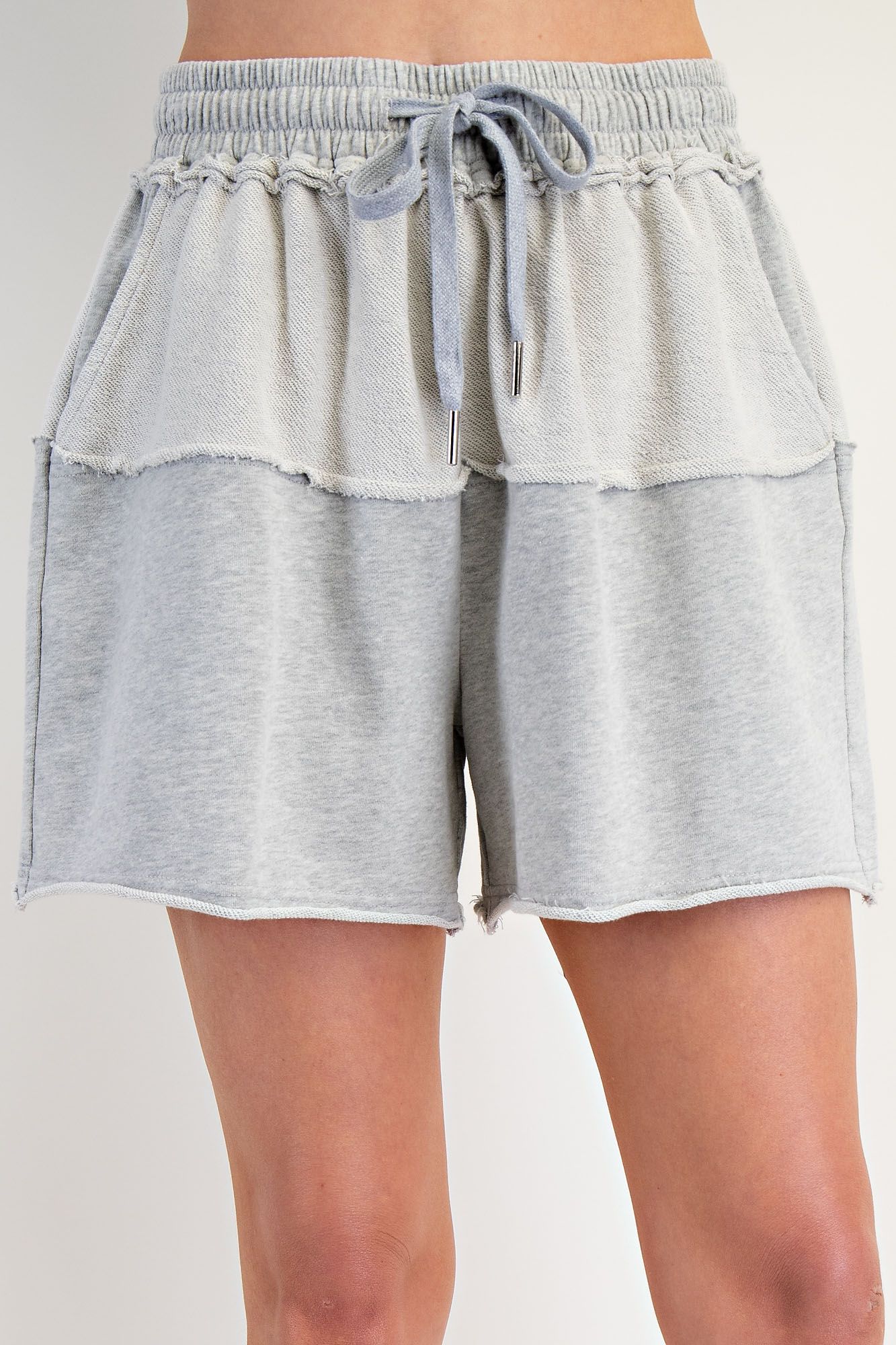 Mineral Wash Terry Knit Shorts