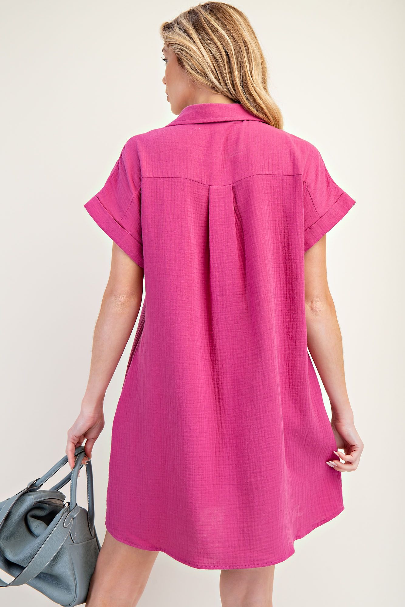 Embroidered Cotton Gauze Dress