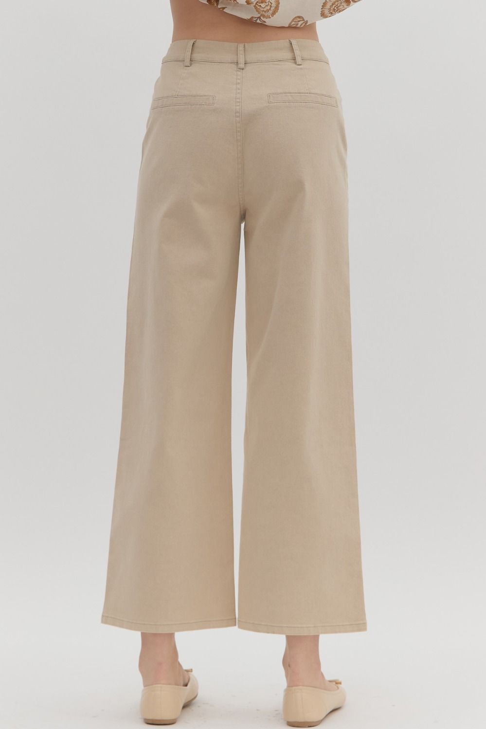 High Rise Wide Leg Pants
